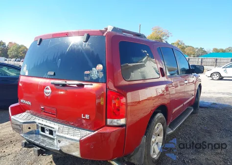 2005 Nissan Armada Le from USA, damaged, VIN 5N1AA08A95N738397